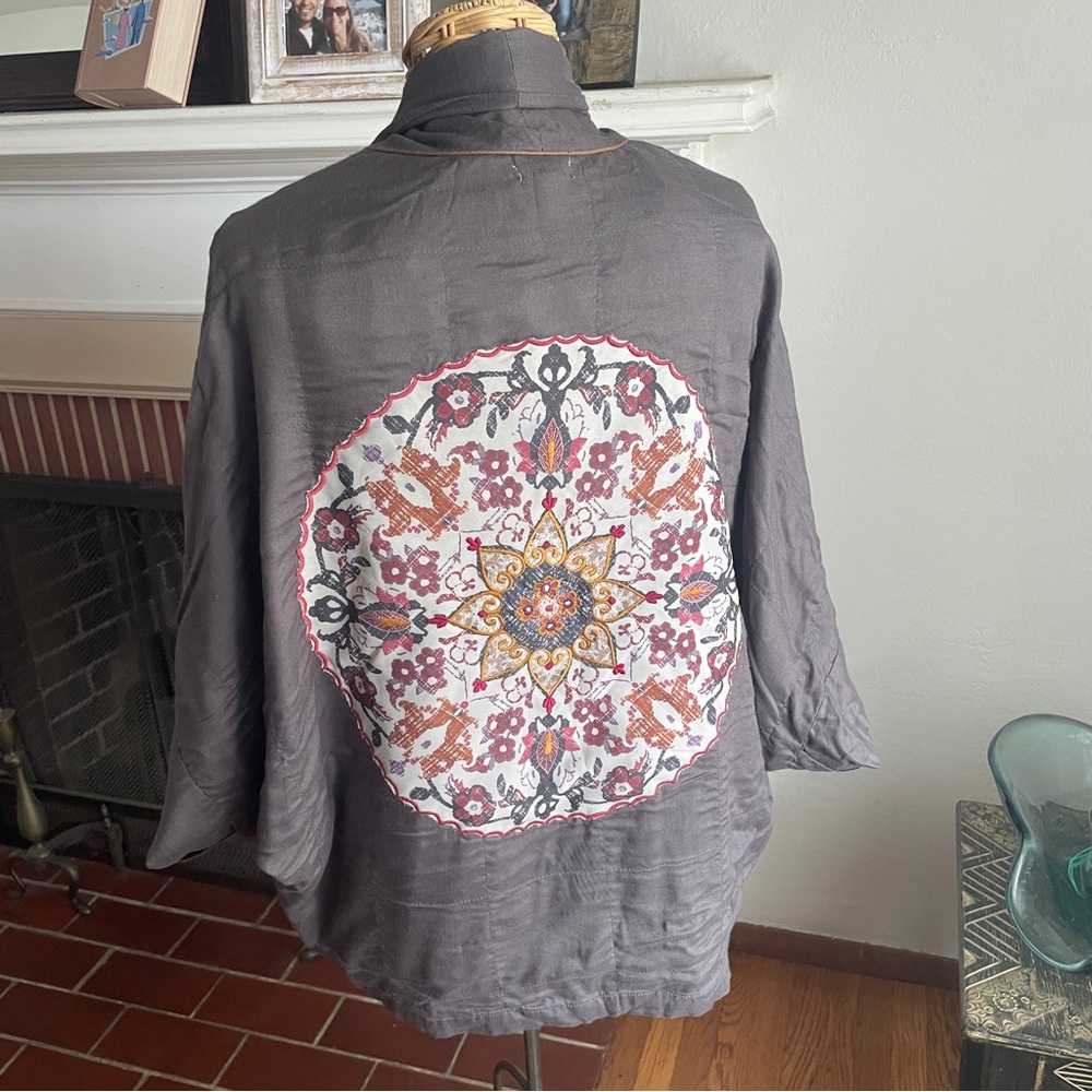 World Market boho cocoon India bohemian cardigan New OS